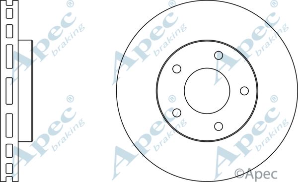 APEC BRAKING Тормозной диск DSK2127